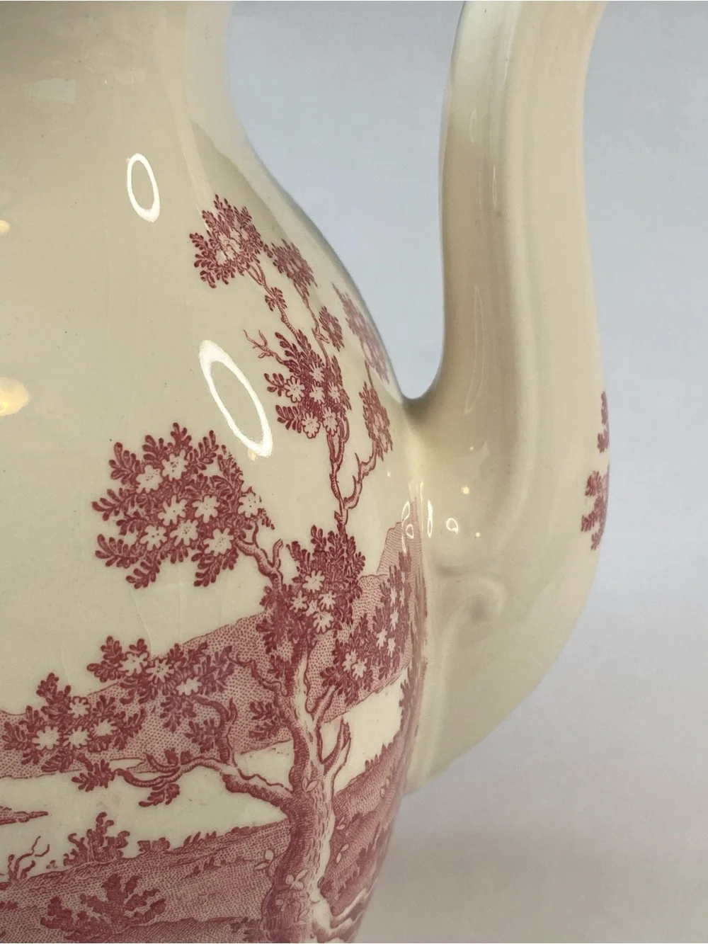 Villeroy & Boch SAAR Rusticana Red Transferware Coffee/Teapot